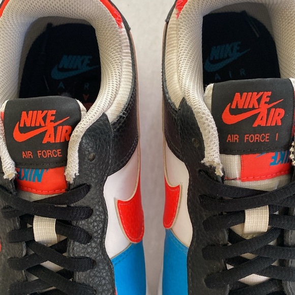 Nike AF1 Shadow Stars DD9794-001 Women’s Black/Bright Crimson Sneakers Size 8 - Picture 11 of 12